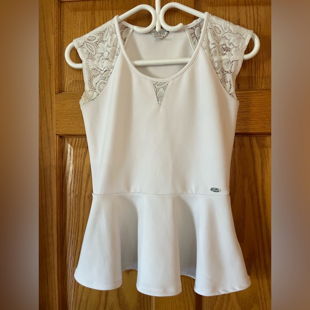 White lace top